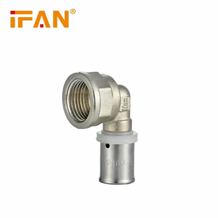 Brass Press Fitting Male Elbow