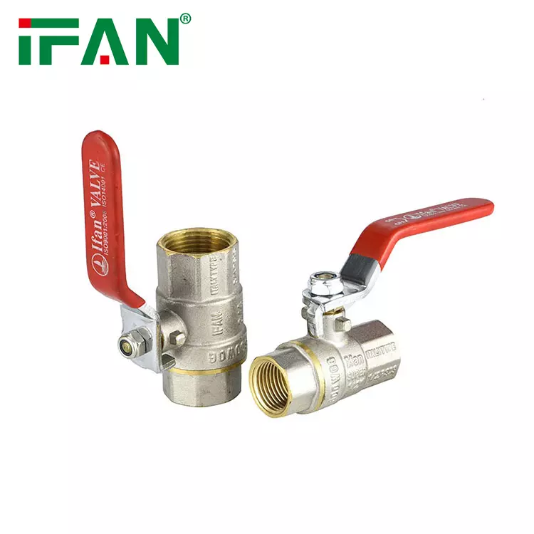 Supapă cu bilă din alamă pentru țeavă